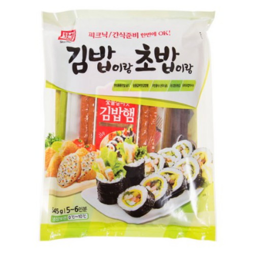 한성기업 김밥이랑 초밥이랑 545g이미지입니다. 누르면 해당 게시물로 새창이동합니다.