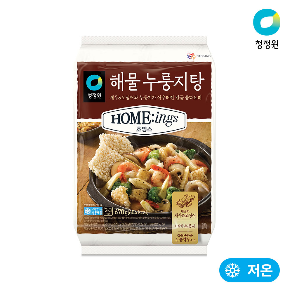 대상 청정원 호밍스 해물 누룽지탕 670g