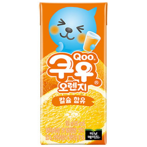 코카콜라음료 미닛메이드 쿠우 오렌지 칼슘 함유 195ml (6개)