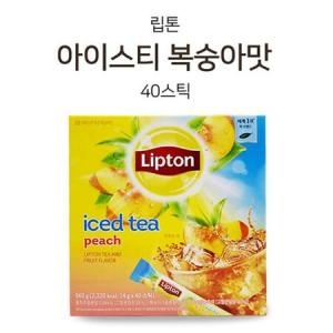 유니레버 립톤 아이스티 피치 40개입 (1개)_이미지