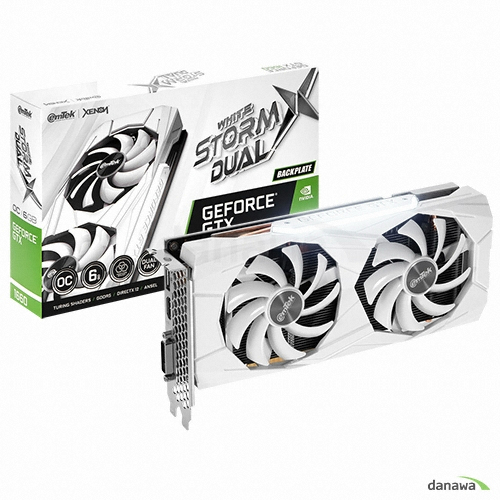 이엠텍 XENON 지포스 GTX 1660 STORM X Dual OC D5 6GB WHITE