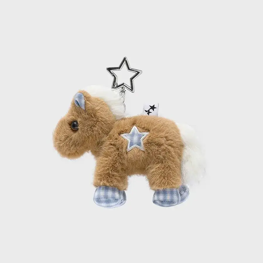 카비시 STAR PONY KEYRING BROWN CV2GSUAB63A_이미지
