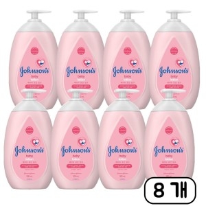 존슨즈베이비 핑크 로션 펌프형 500ml (8개)_이미지