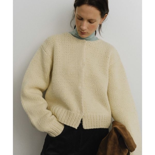 ����� ltgt Handmade crop knit cardigan U251108 221727