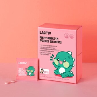락티브 베베키즈 우리아이 멀티비타민 60정