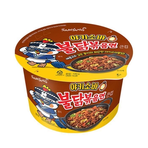 삼양식품 큰컵 야키소바 불닭볶음면 100g (16개)_이미지