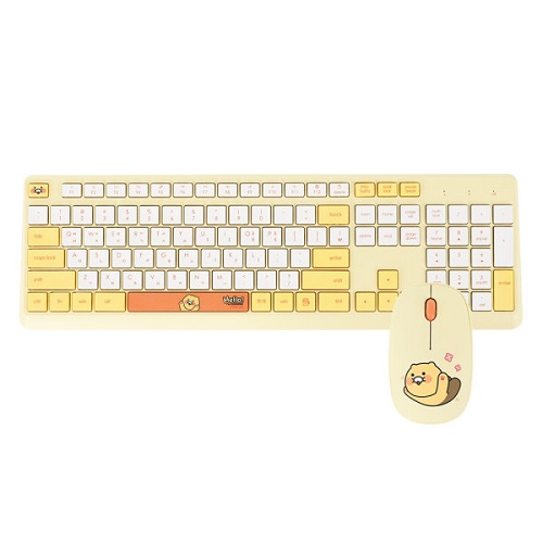 카카오프렌즈 KFKM-200 춘식이 죠르디 무선 키보드 마우스 세트