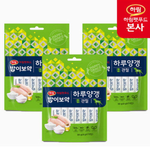 밥이보약 독 하루양갱 관절 56g (8g x 7p) (3개)_이미지