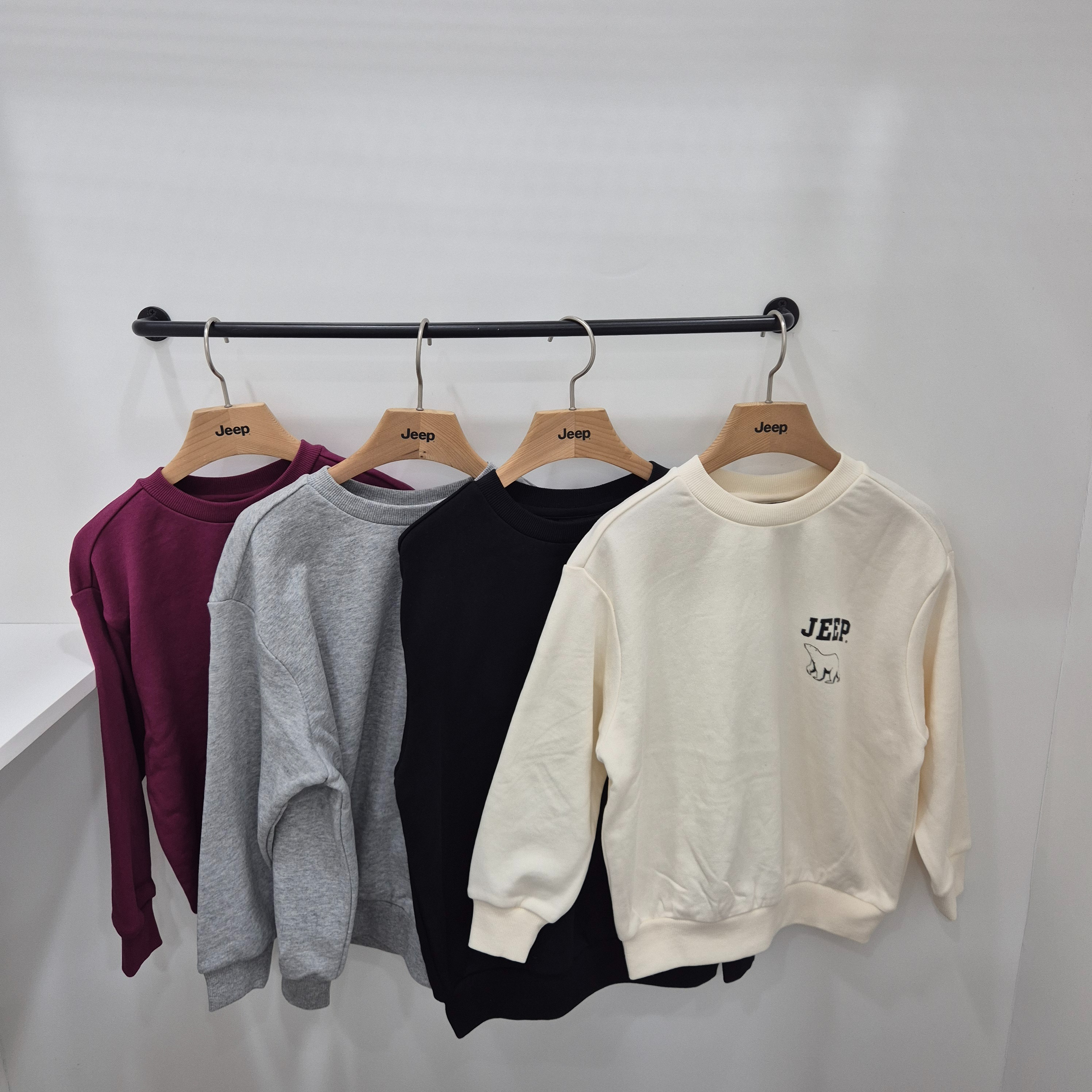 지프키즈 저가 키즈 지프곰 일러스트 맨투맨 KR3TSU891_JK_이미지