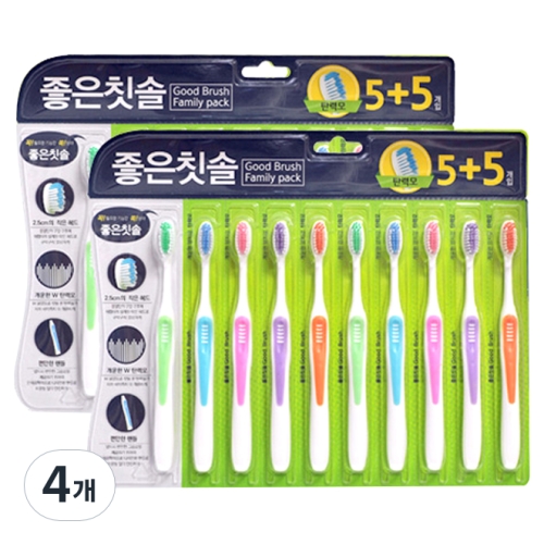 바른생활 좋은칫솔 탄력모 (40개)_이미지