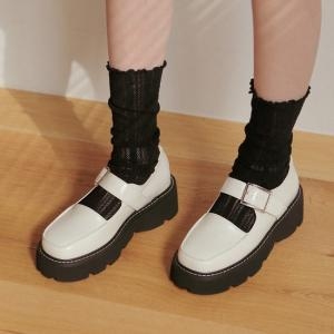 프리플라 ljh0pu80-7 paltform buckle maryjane loafer _ 2colors