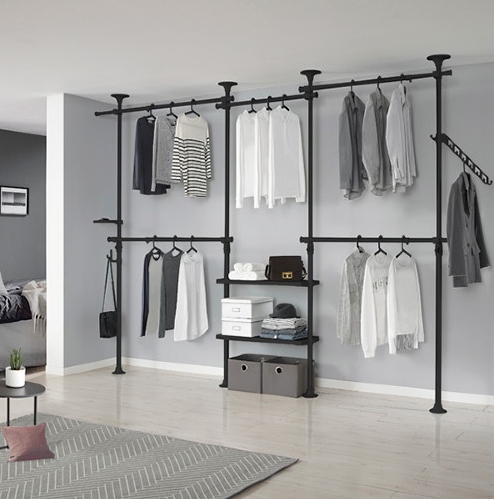 왕자행거 트윈타공선반4P 행거_이미지