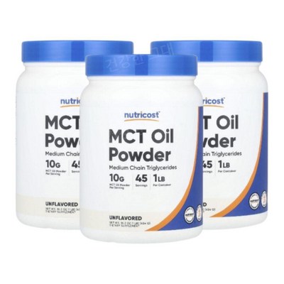 뉴트리코스트 MCT 오일 분말 무맛 454g (3개)