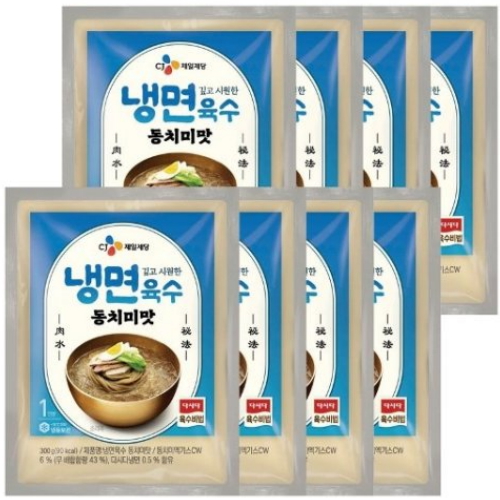 CJ제일제당 냉면육수 동치미맛 300g (8개)_이미지