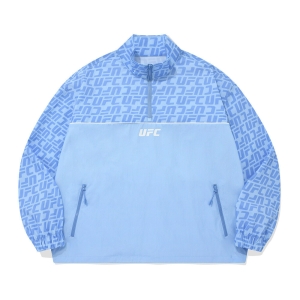 유에프씨 SPORT 로고 모노그램 오버핏 아노락자켓 스카이블루 U2JKU1309SB