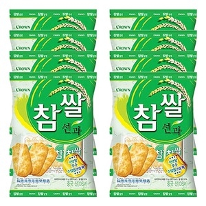 크라운제과 참쌀 선과 253g (8개)_이미지