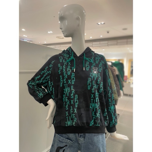 르니앤맥코이 영문 레터링 후드 티셔츠 MN04TS004FJY