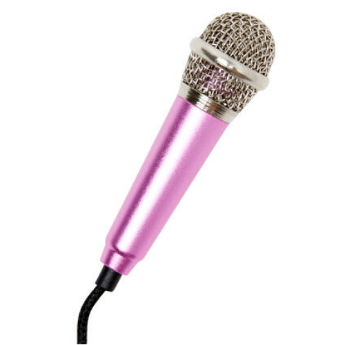 아트박스 스마트폰 미니 마이크 (핑크)