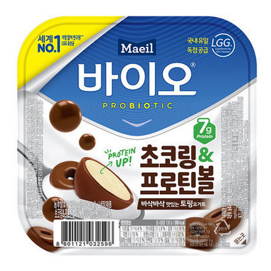 매일유업 바이오 초코링&프로틴볼 130g (1개)_이미지
