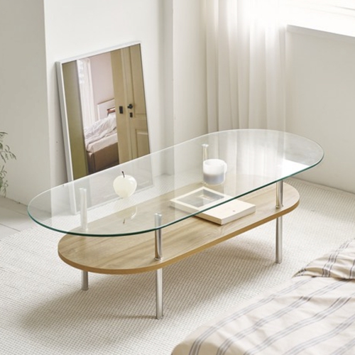 룸앤홈  폰드 레이어드 테이블 1000