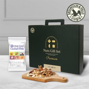 산과들에 하루 한줌 견과류 원데이코코너츠 화이트 40봉 추석 명절 선물세트_이미지