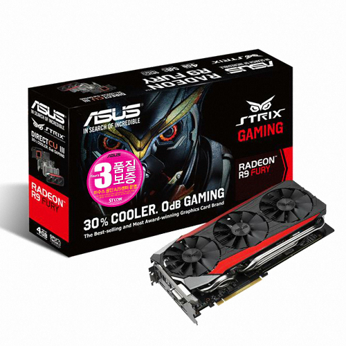 ASUS STRIX �󵥿� R9 FURY DC3 HBM 4GB GAMING STCOM