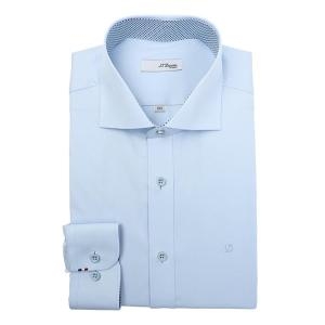 ST듀퐁 셔츠 SE5SM21LS303SBU 컴퍼터블 라인 하이퀄리티의 120수 와이드 블루 슬림 핏 셔츠