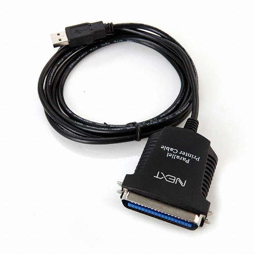 이지넷유비쿼터스 넥스트 USB to 페러럴 케이블 (NEXT-1284PL, 1.8m)_이미지