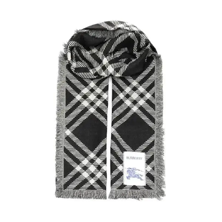 8110162C1343 Wide Silk And Wool Scarf