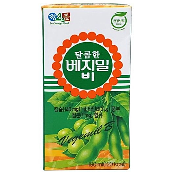 정식품 달콤한 베지밀B 190ml (96개)_이미지