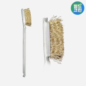 월드크린 철 손잡이 철 브러쉬 녹 제거 솔 철솔 쇠솔 바닥 청소 솔 기계 틈새솔_이미지