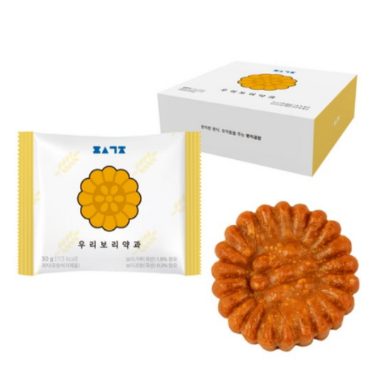 편식공장 우리보리 약과 20개입 600g