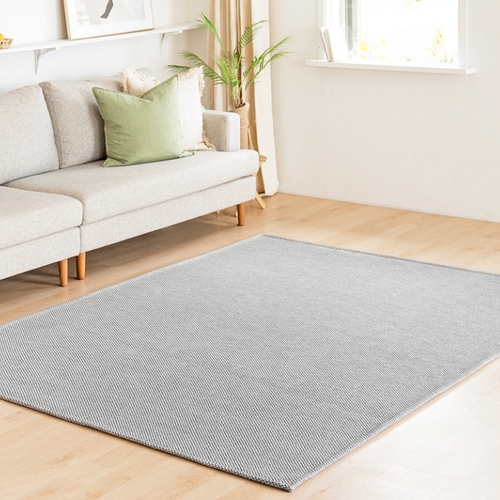 스칸디앤홈 먼지없는 플레인 사이잘룩 사각 러그 (450x200cm)_이미지