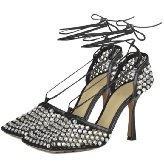 보테가베네타 스파클 스트레치 샌들 667206 V0GU1 1013