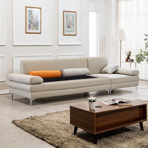 현대의료기 모짜르트 4인용 돌소파 MS (블루펄)