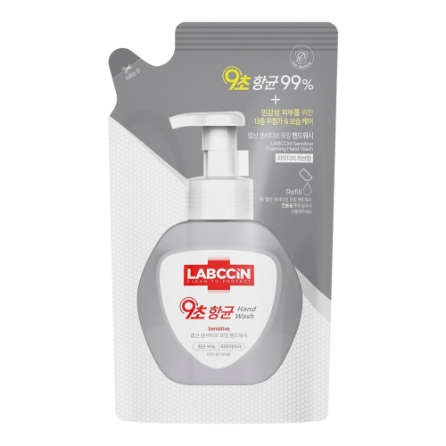 애경 랩신 9초항균 핸드워시 센서티브 리필 450ml (1개)