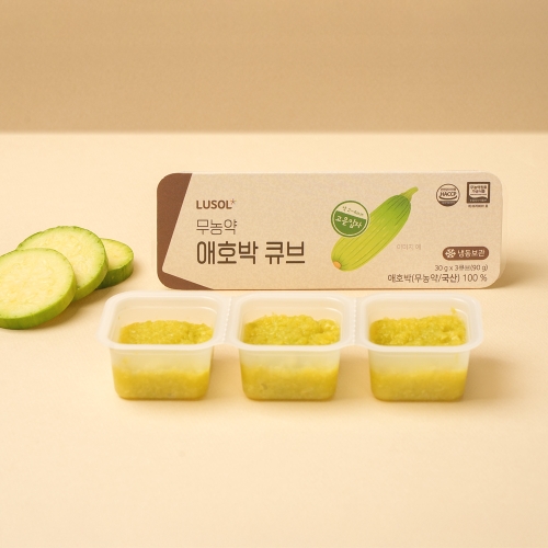 루솔 애호박 큐브 30g (3개)_이미지