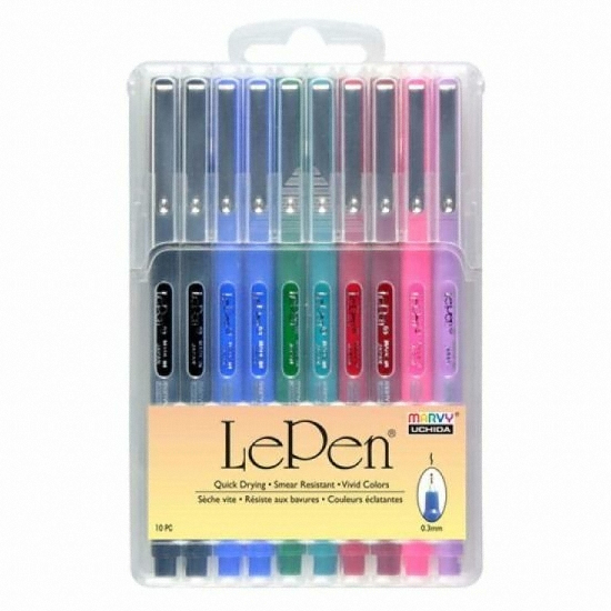 우찌다 르펜 파인라이너 베이직 0.3mm 세트 (10색)_이미지