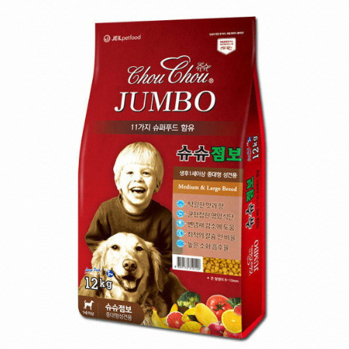 제일펫푸드 슈슈 점보 중대형 성견용 12kg (1개)