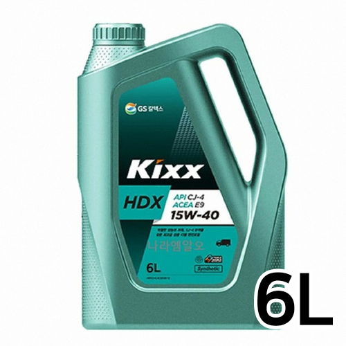 GS칼텍스 킥스 HDX CJ-4 15W40 6L (1개)_이미지