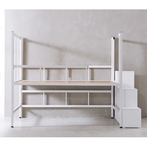 골든스트릿 레벨업 높이조절 서랍형 수납계단형 2층침대 (매트별도)_이미지