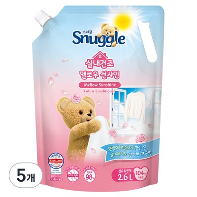 스너글 멜로우 선샤인 리필 2.6L (5개)_이미지