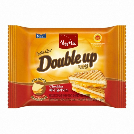 더블업 체다 슬라이스 15매입 360g