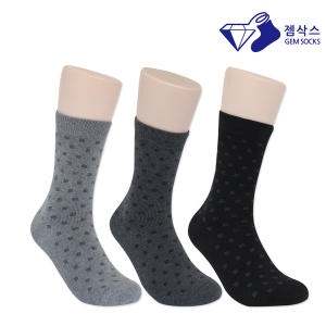  와일드스탁 남성 패턴 파일 테리 기모양말1족