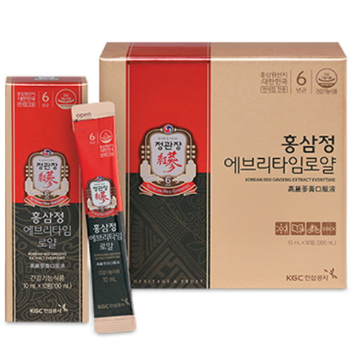 정관장 홍삼정 에브리타임 로얄 10ml 30포 (5개)_이미지