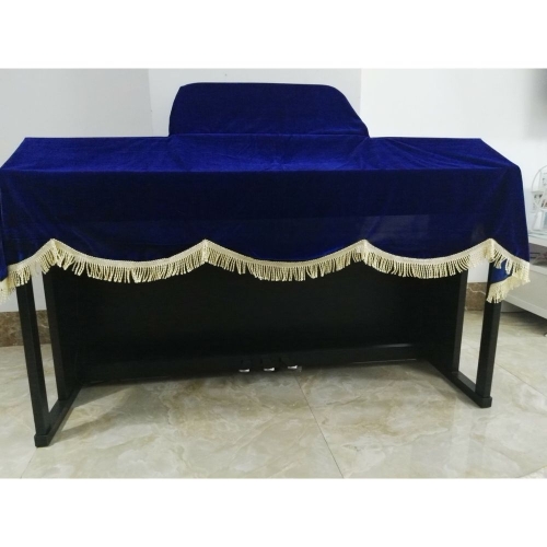 야마하 YDP163 YDP145 143 144 디지털피아노 커버 더스트 커버 범용 의자커버75x35 푸른 색_이미지