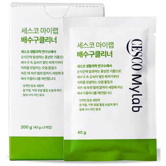 세스코 세스코 마이랩 배수구 클리너 40g 5개입