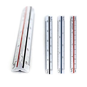 우찌다 삼각스케일/포켓용/10cm/낱개_이미지