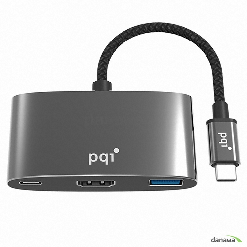 PQI 3포트 <b>USB</b> <b>Type</b> <b>C</b> <b>멀티</b> <b>허브</b>