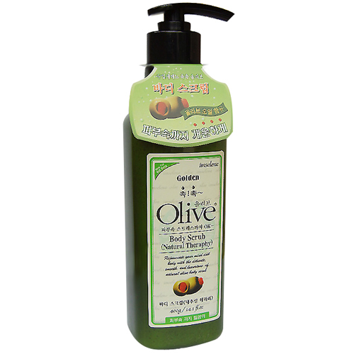  아임세레느 골든 촉촉 올리브 바디 스크럽 내추럴 테라피 400ml [1개]